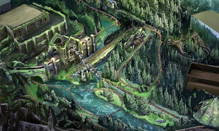 The concept art for Universal’s newest Harry Potter-themed adventures (Photo: Universal Orlando)