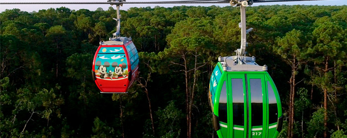Take a ride on Disney's new Skyliner from Epcot to Hollywood Studios and several resorts (Photo: Walt Disney World News)
