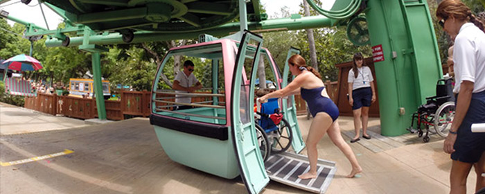 Wheelchairs at Disney Water Parks