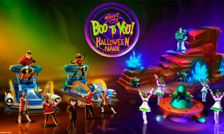 Trick-or-treat, dance and celebrate with all new Disney characters in the new Boo-To-You Halloween Parade (Photo: Disney Parks Blog)
