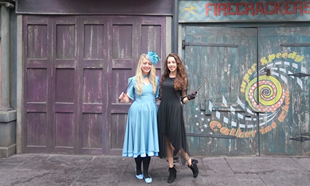 Witches and wizards don their best robes for Dressed to the 9 ¾ celebration at Universal Orlando (Photo: Sophia DeSensi) 