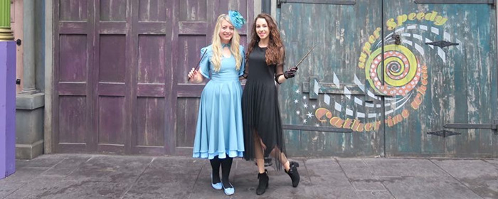Witches and wizards don their best robes for Dressed to the 9 ¾ celebration at Universal Orlando (Photo: Sophia DeSensi) 