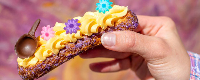 Try the Tangled Eclair or the Wish Granted Donut at Magic Kingdom (Photo: Disney Parks Blog)