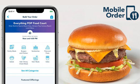 Mobile order your food right from your Disney App now in your Resort Hotel (Photo: Disney Parks Blog)