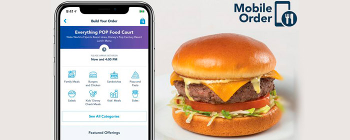 Mobile order your food right from your Disney App now in your Resort Hotel (Photo: Disney Parks Blog)