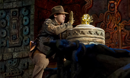 Watch in this epic adventure as Indiana Jones tries to steal the golden idol in Indiana Jones Epic Stunt Spectacular (Photo: Walt Disney World News)