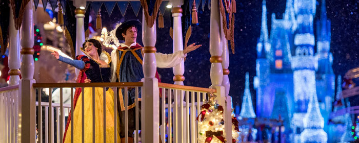 Enjoy the festive Once Upon a Christmastime Parade at Mickey's Very Merry Christmas Party (Photo: Walt Disney World News)
