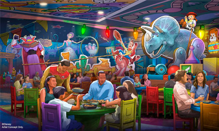 Andy's Backyard is getting a new eatery, The Roundup Rodeo BBQ (Photo: Disney Parks Blog)