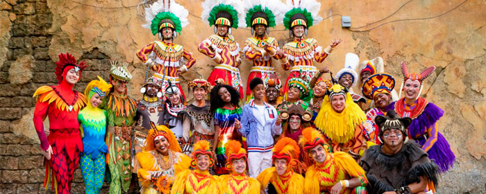 The stars of the new 'The Lion King' visits Magic Kingdom for the park parade (Photo: Disney Parks Blog)