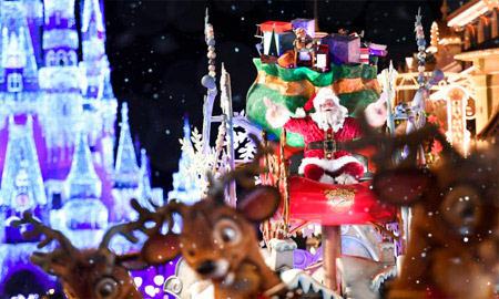 Celebrate Christmastime with a little more magic this year with Ton'y Most Merriest Town Square Party (Photo: Disney Parks Blog)
