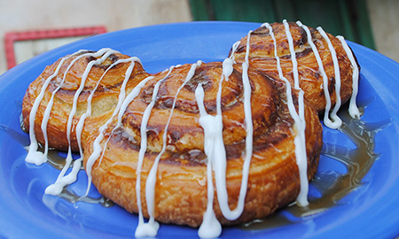 The Colossal Mickey Cinnamon Roll at Animal Kingdom’s Creature Comforts Restaurant (Photo: Walt Disney World) 