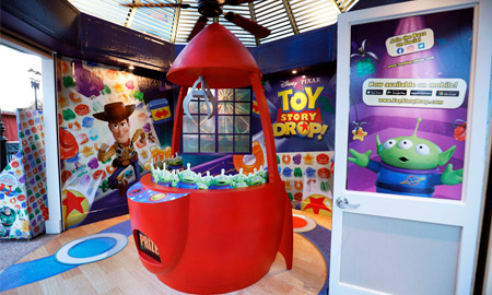 Help Woody, Buzz and the gang in this new interactive pop-up in celebration of 'Toy Story 4' (Photo: Disney Parks Blog)