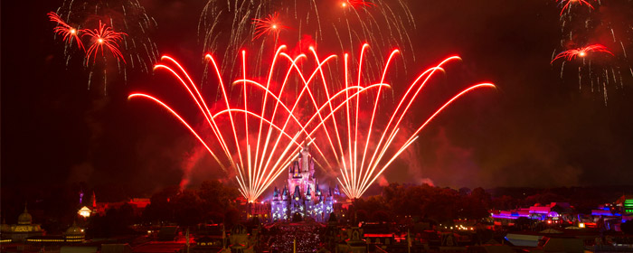Celebrate the 4th of July with Magic Kingdom's grand fireworks show (Photo: Walt Disney World News)