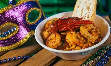 Sink your teeth into a bowl of yummy jambalaya (Photo: Universal Orlando Resort)