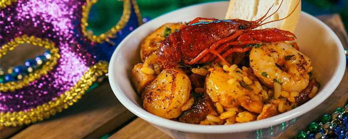 Sink your teeth into a bowl of yummy jambalaya (Photo: Universal Orlando Resort)