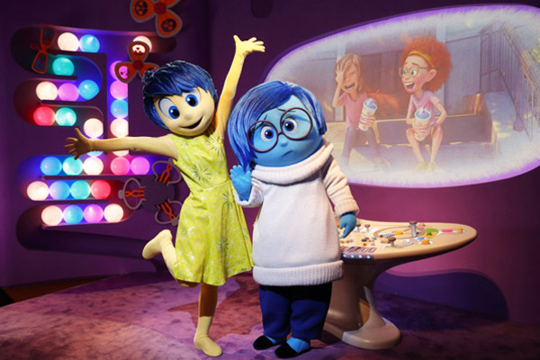 You can now meet Joy & Sadness at the Epcot Character Spot