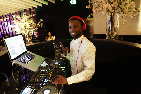 DJ JAY R pumps music through STK Orlando at Disney Springs