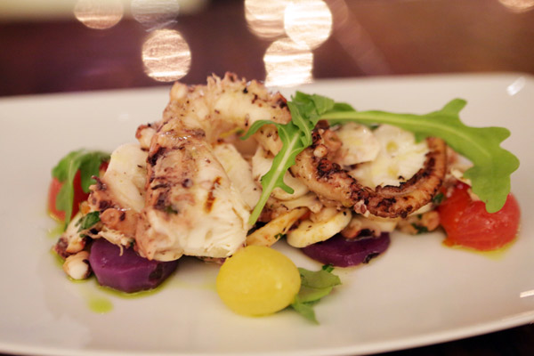 Grilled octopus at STK Orlando at Disney Springs