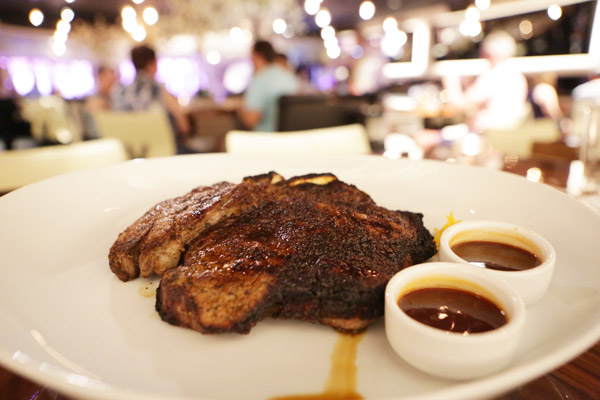 24-ounce Porterhouse at STK Orlando at Disney Springs