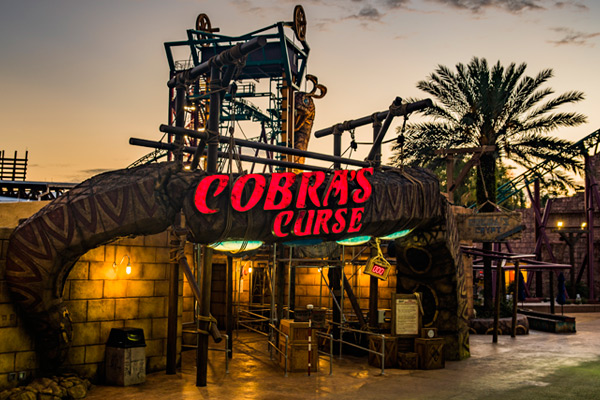Cobra’s Curse at Busch Gardens Tampa is a completely immersive ride