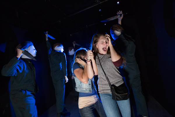 Halloween House at HHN 24 has a room full of dummies that look like Michael Myers, which one is the real one.