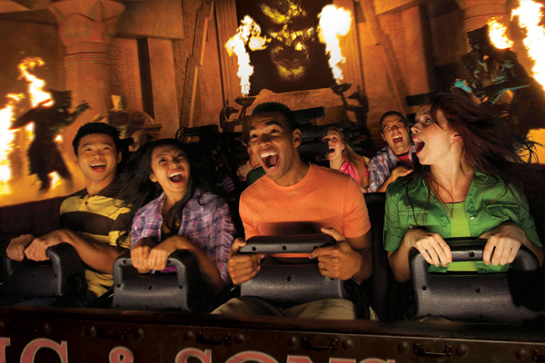 Get on ride photos from your favorite rides including The Mummy