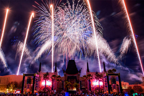 The night concluded with Star Wars: A Galactic Spectacular at Hollywood Studios